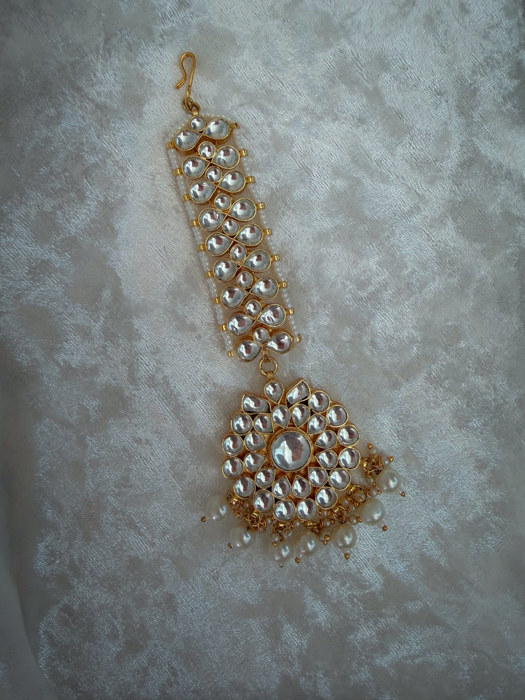 Pearl Kundan - Various Style Tikkas Maangtikka THE KUNDAN SHOP 8 