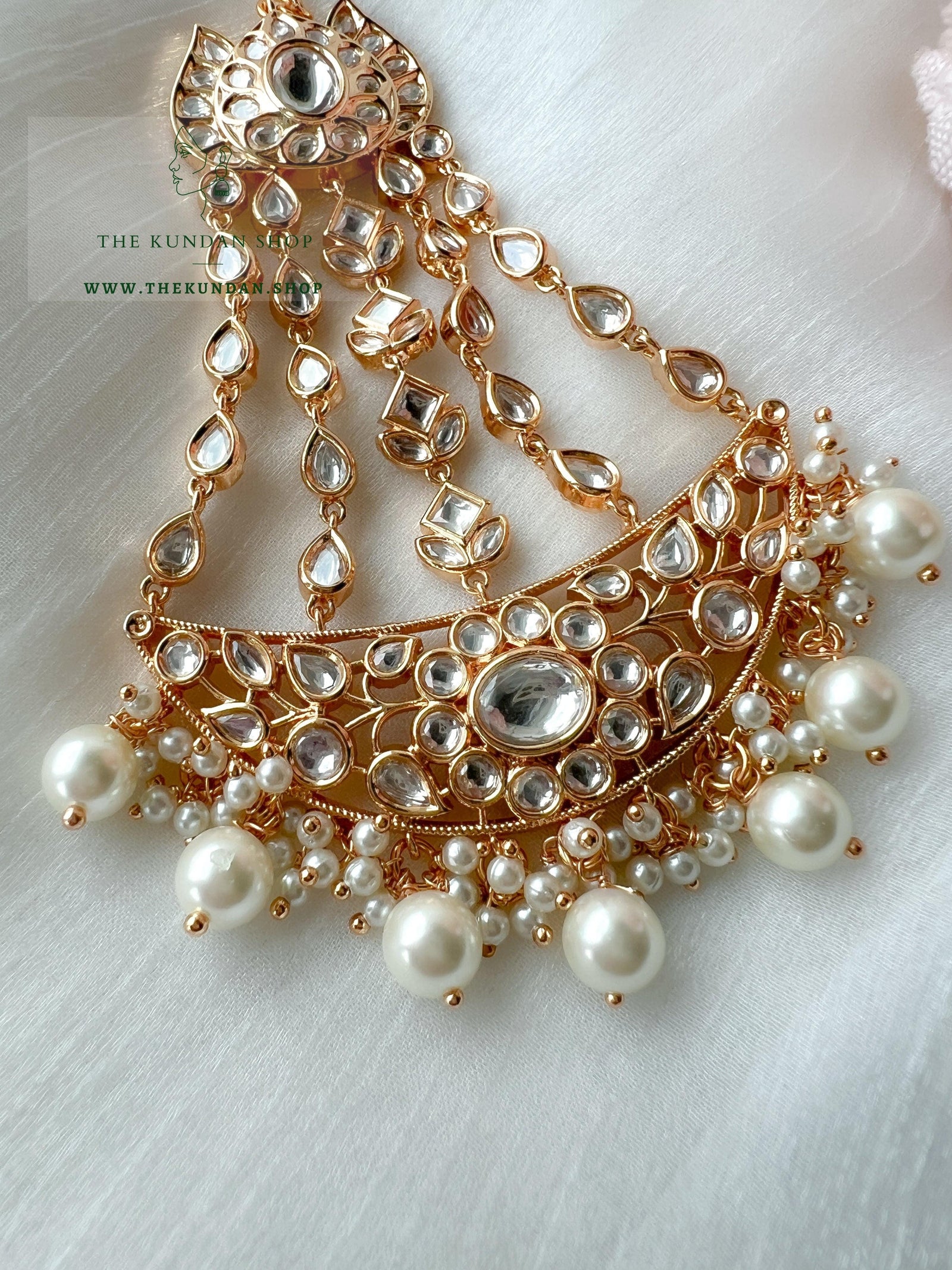 Breathless in Kundan Passa in Pearl Passa THE KUNDAN SHOP 