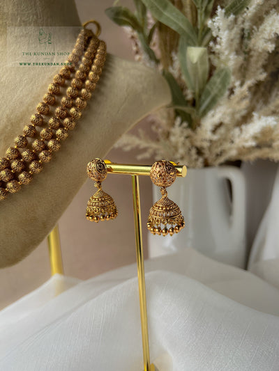 Strung Together / Triple Layer Set Necklace Sets THE KUNDAN SHOP 