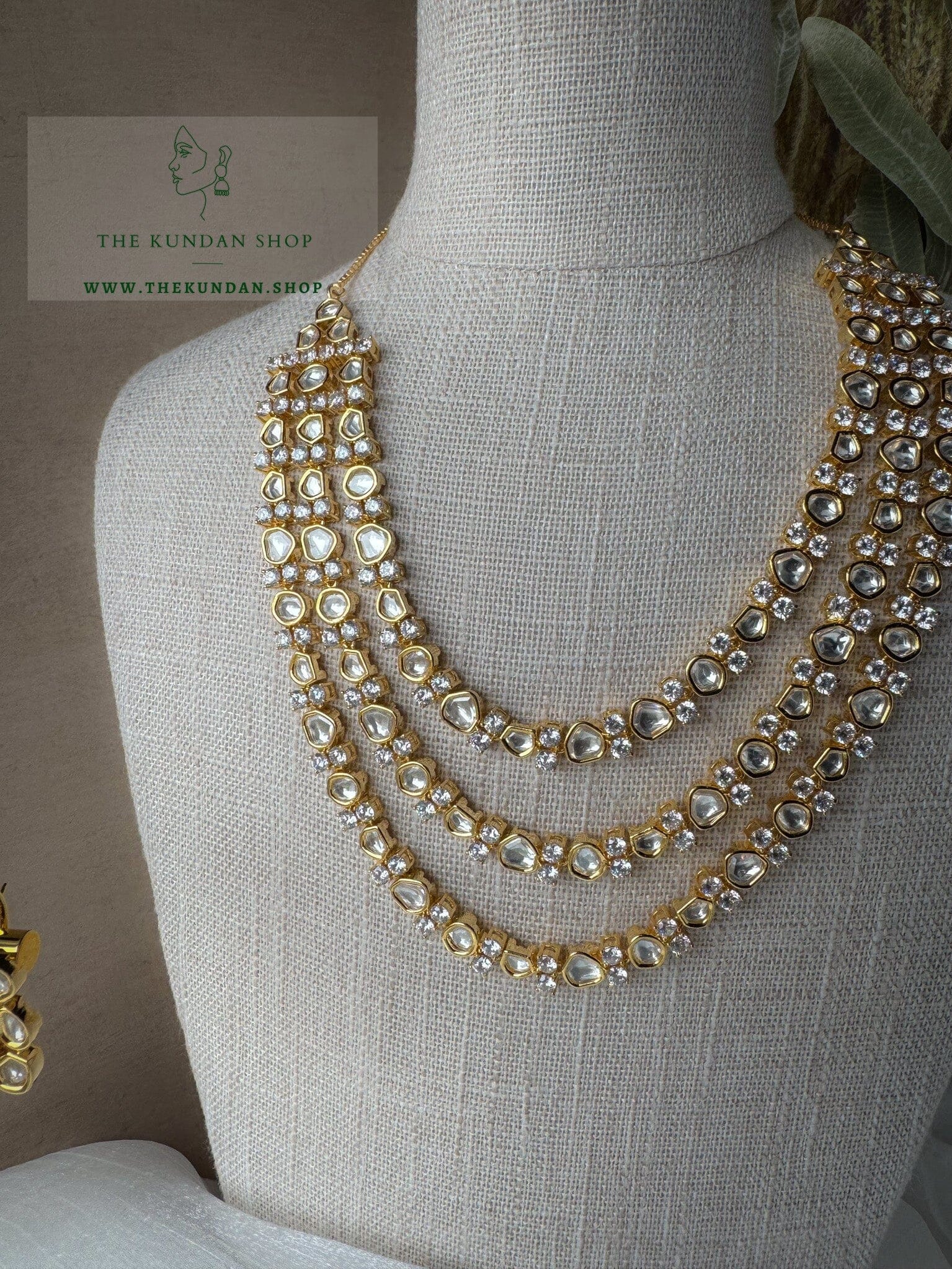 Perfect Timing - Triple Layer Necklace Sets THE KUNDAN SHOP 