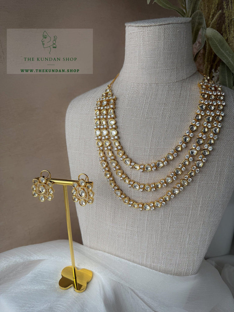 Perfect Timing - Triple Layer Necklace Sets THE KUNDAN SHOP 