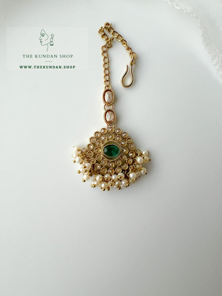 Caring Polki in Turquoise Green Necklace Sets THE KUNDAN SHOP 