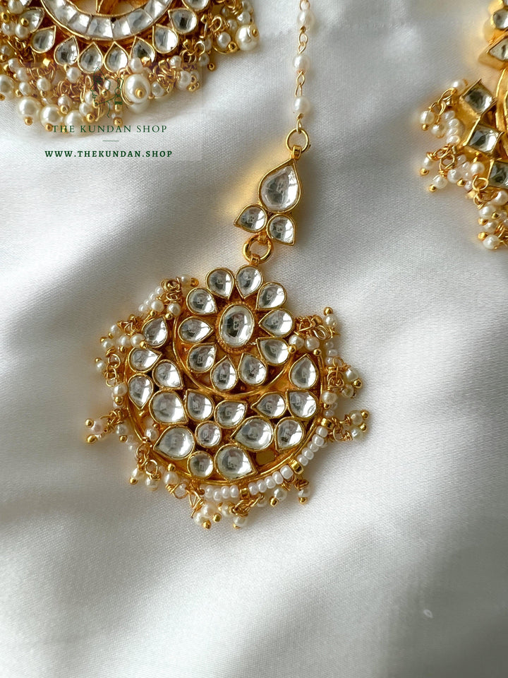Pearl Kundan - Various Style Tikkas Maangtikka THE KUNDAN SHOP 2 