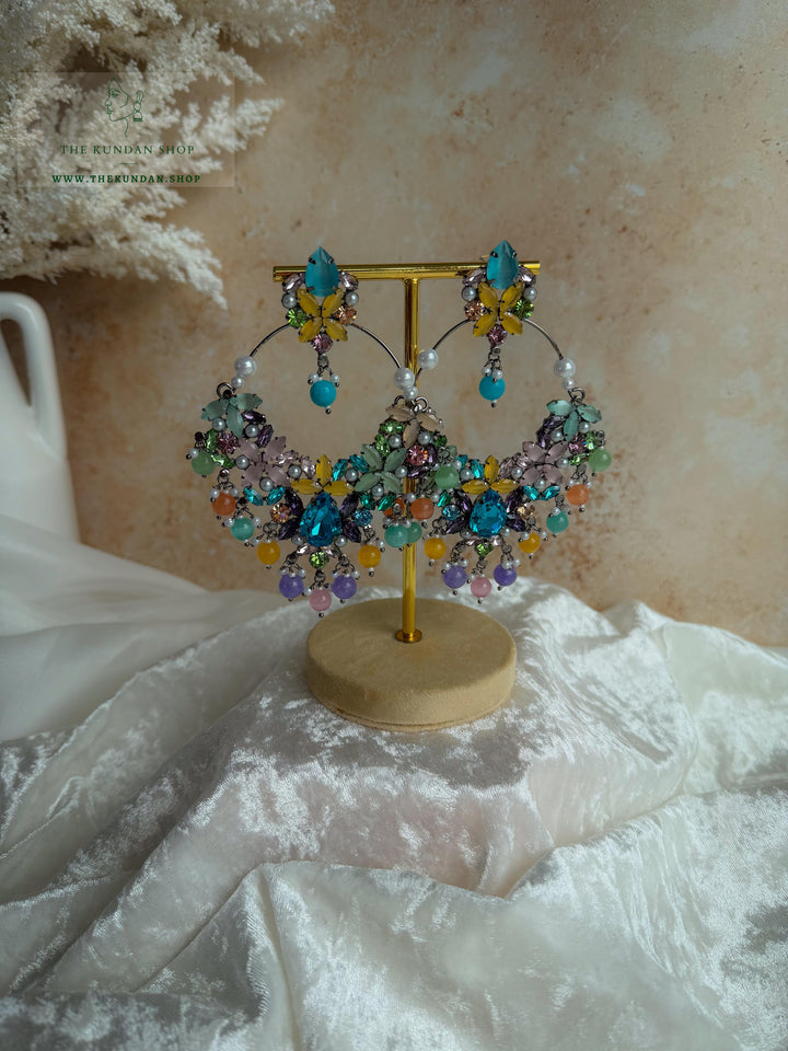 Pastel Dusk Earrings THE KUNDAN SHOP 