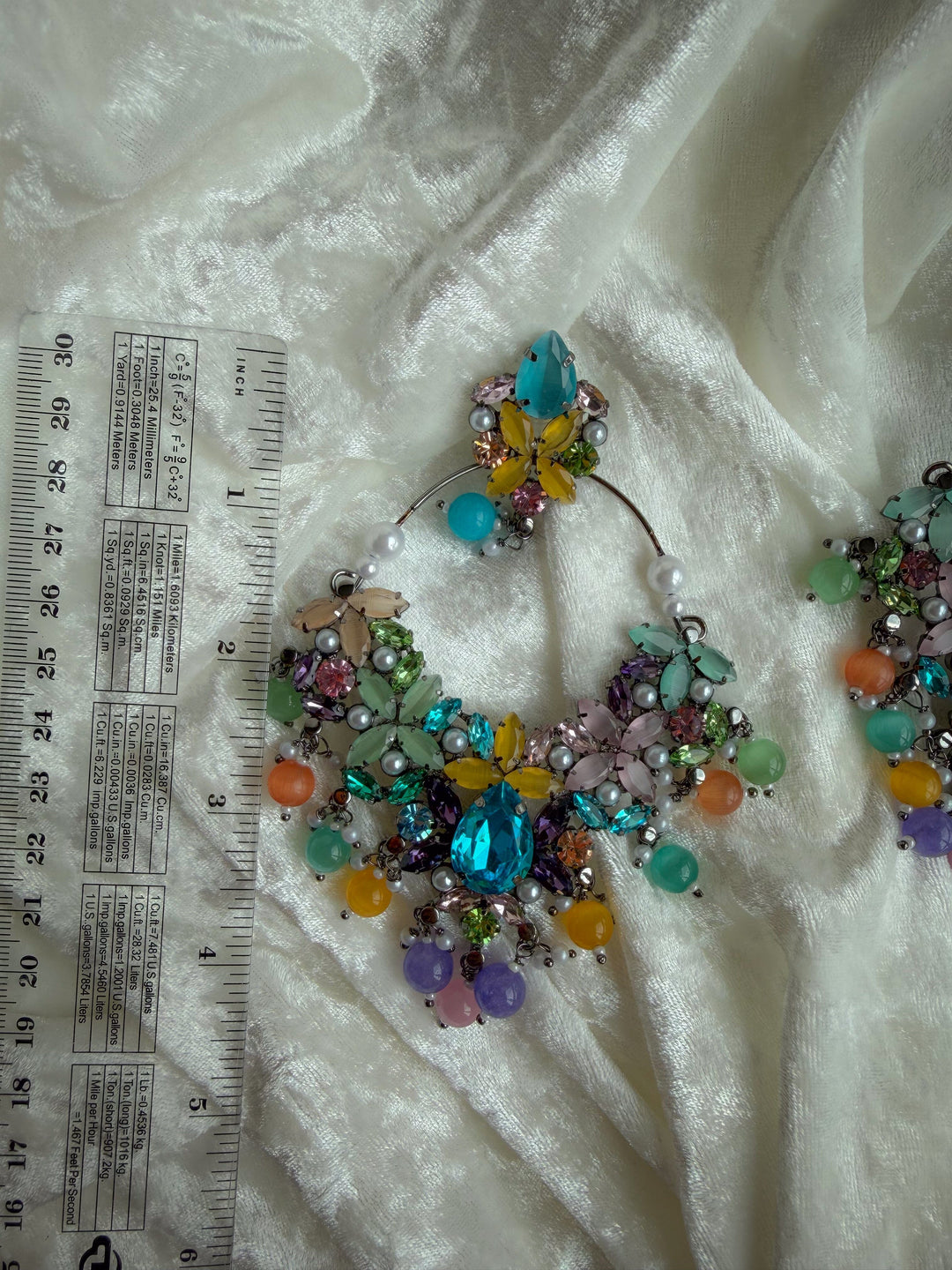 Pastel Dusk Earrings THE KUNDAN SHOP 