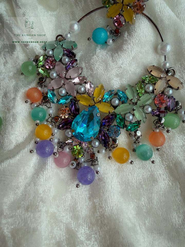 Pastel Dusk Earrings THE KUNDAN SHOP 