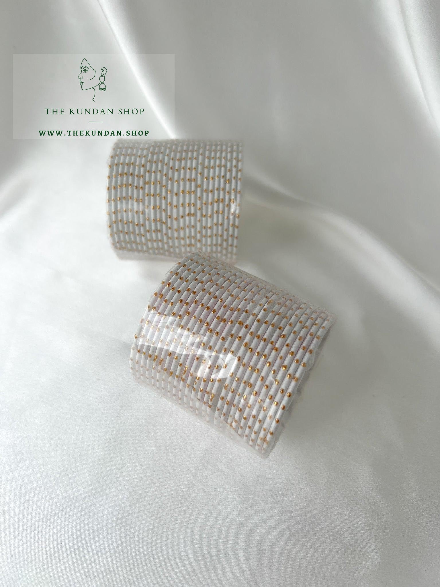 Childs Bangles in White Bangles THE KUNDAN SHOP 