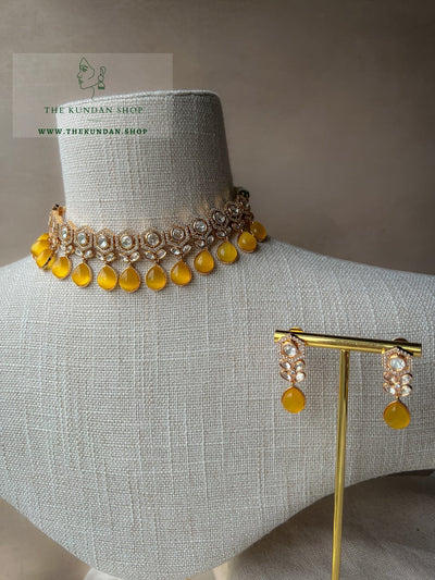 Definite in Yellow Necklace Sets THE KUNDAN SHOP 