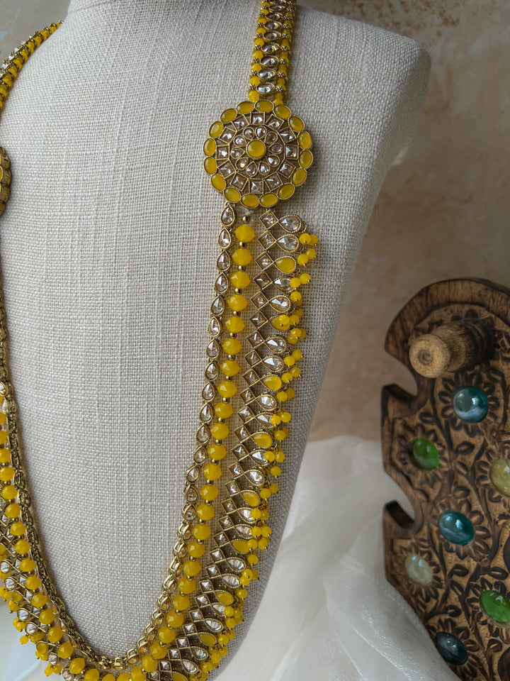 My Story in Yellow Necklace Sets THE KUNDAN SHOP 