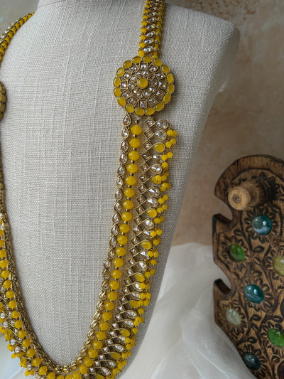My Story in Yellow Necklace Sets THE KUNDAN SHOP 