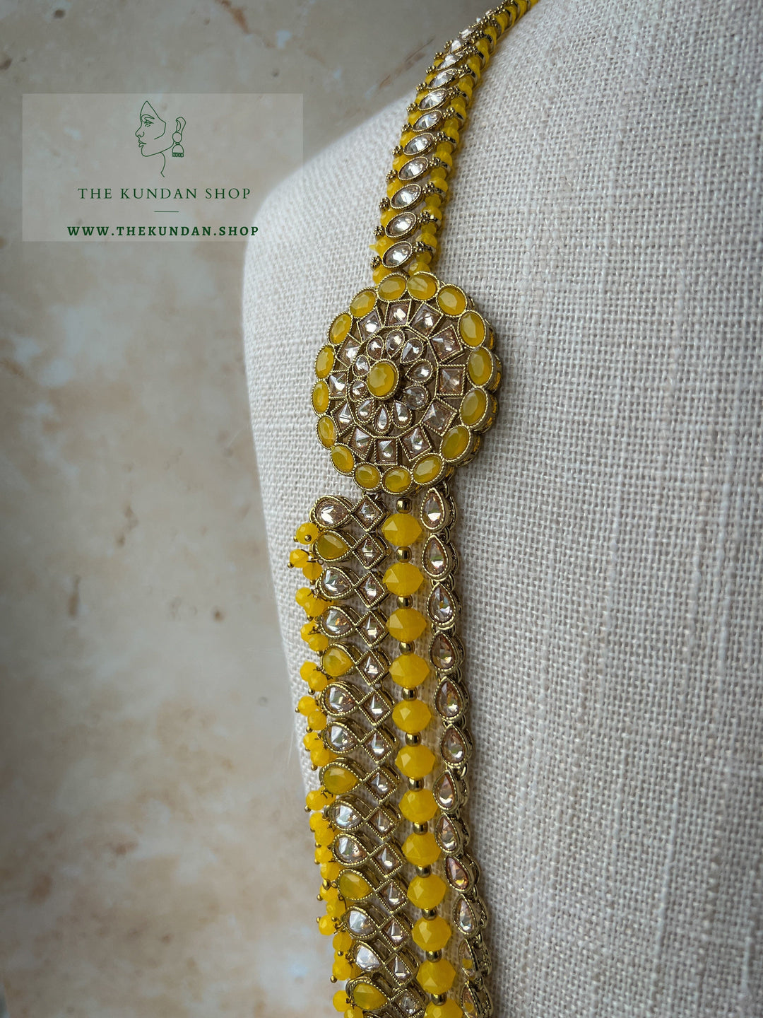 My Story in Yellow Necklace Sets THE KUNDAN SHOP 