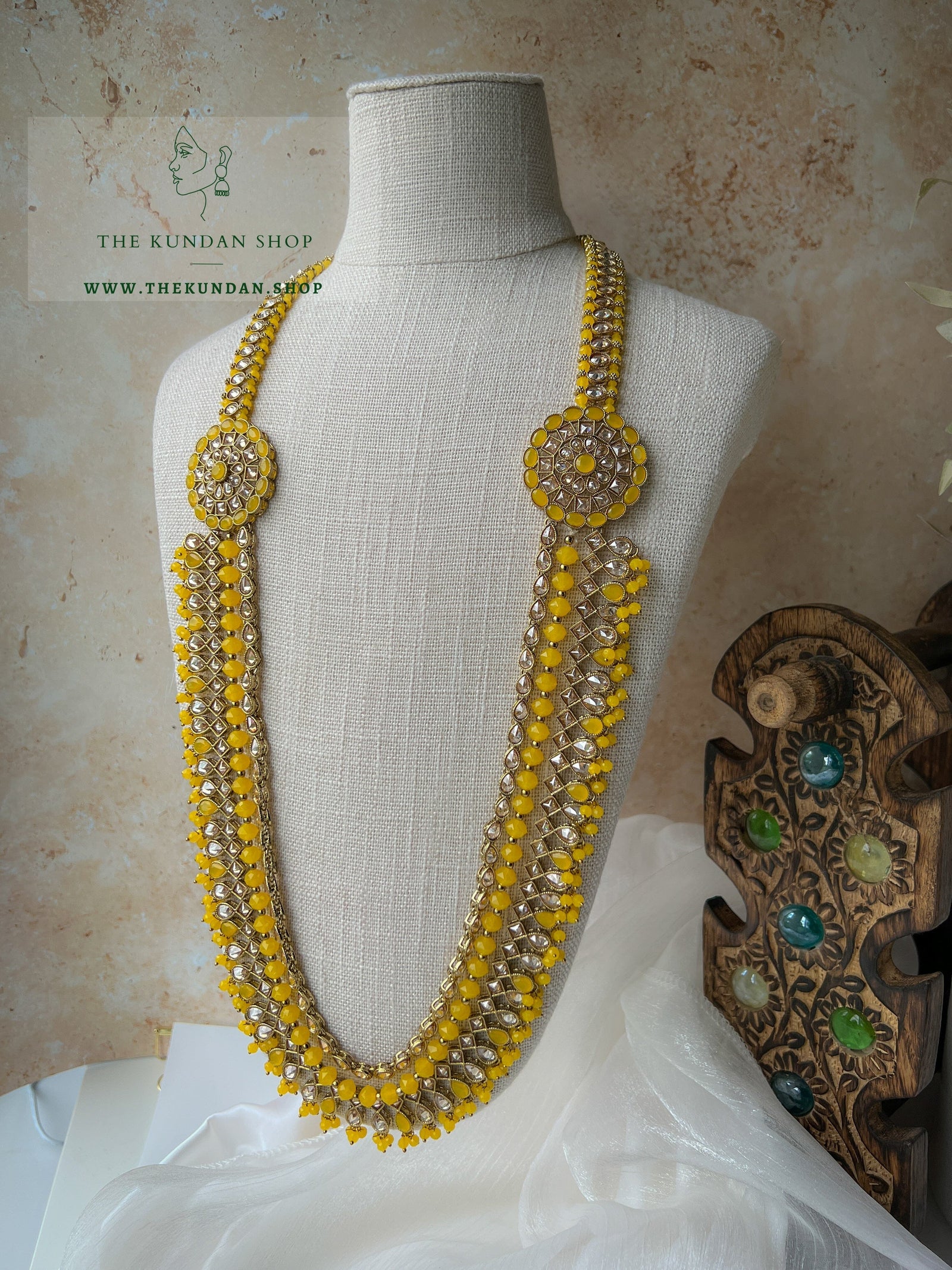 My Story in Yellow Necklace Sets THE KUNDAN SHOP 