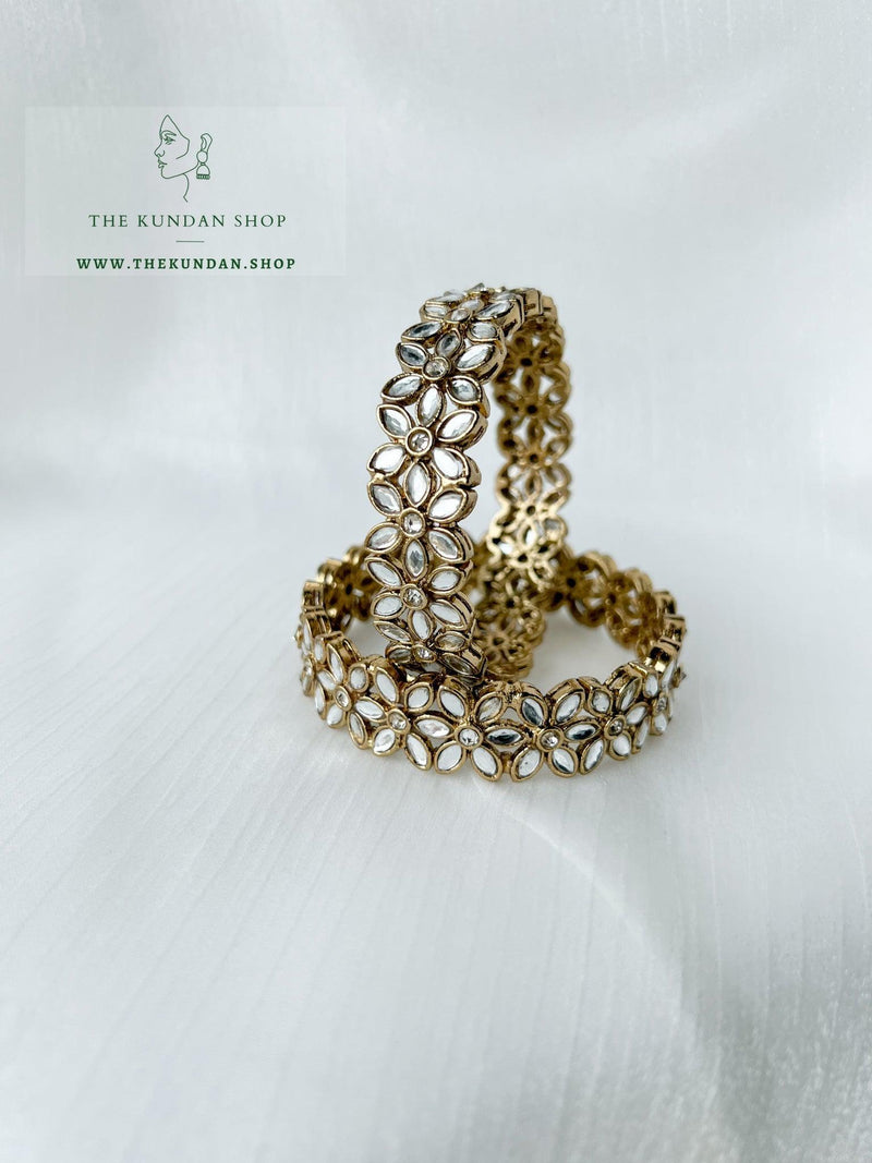 Mirror Petals Kadde Bangles THE KUNDAN SHOP 