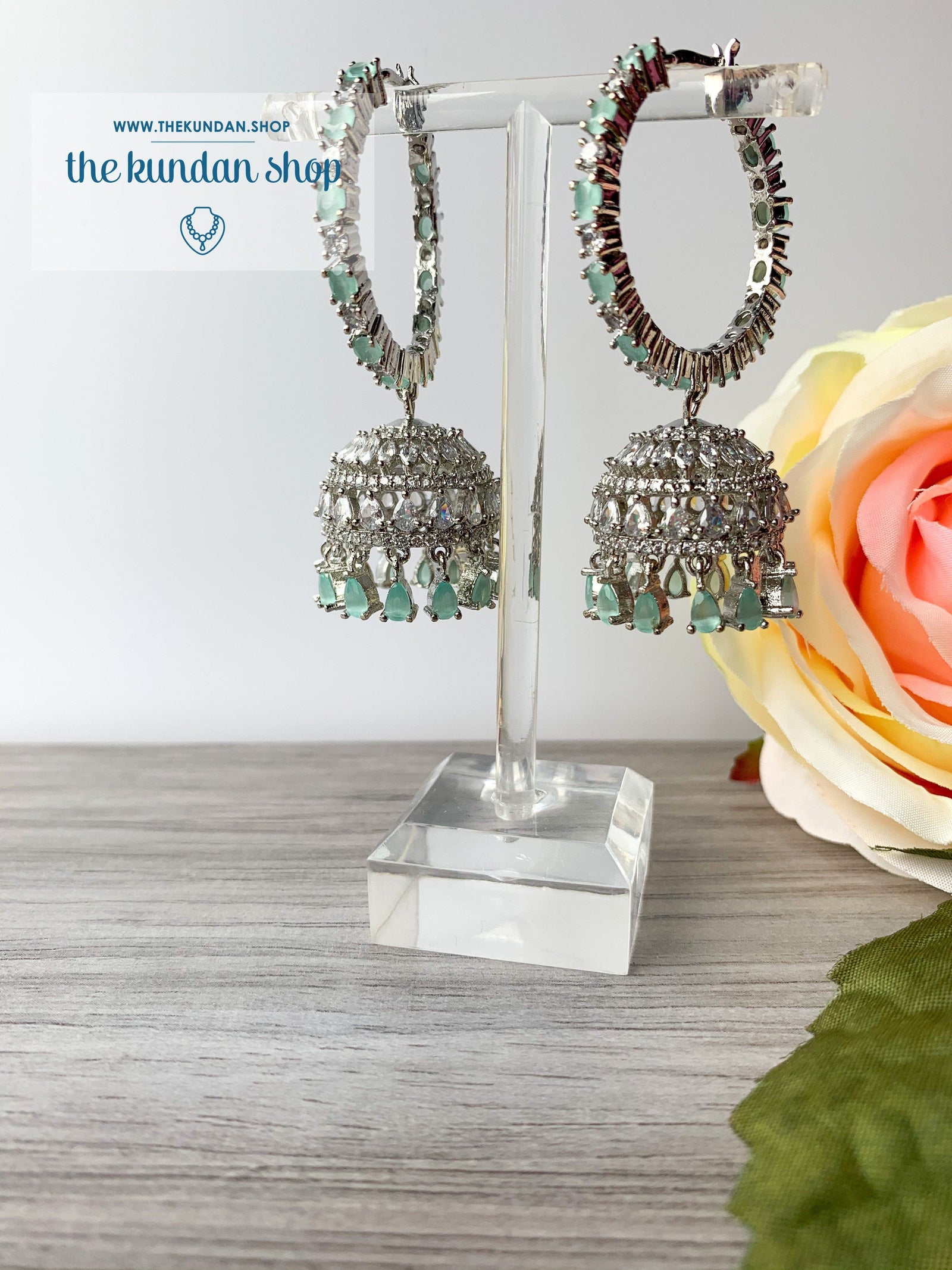 Bliss Baalis, Earrings - THE KUNDAN SHOP
