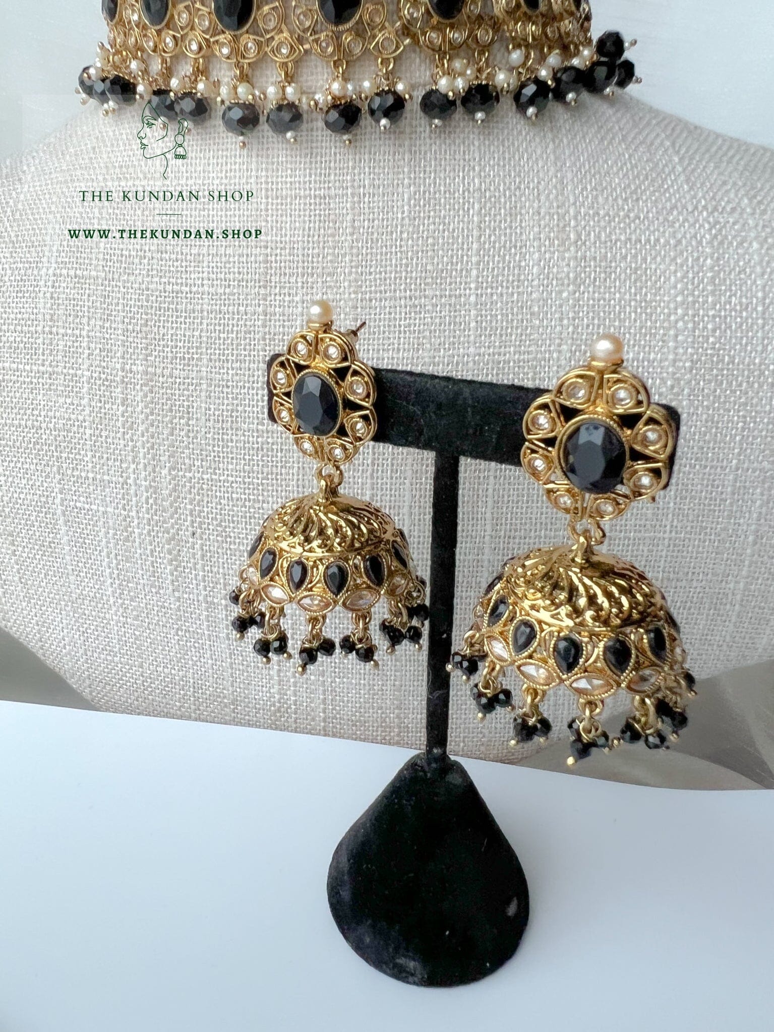 Reunite in Black Necklace Sets THE KUNDAN SHOP 