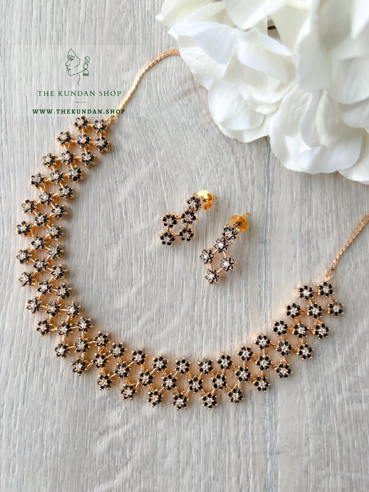 Consequential in Black Necklace Sets THE KUNDAN SHOP 