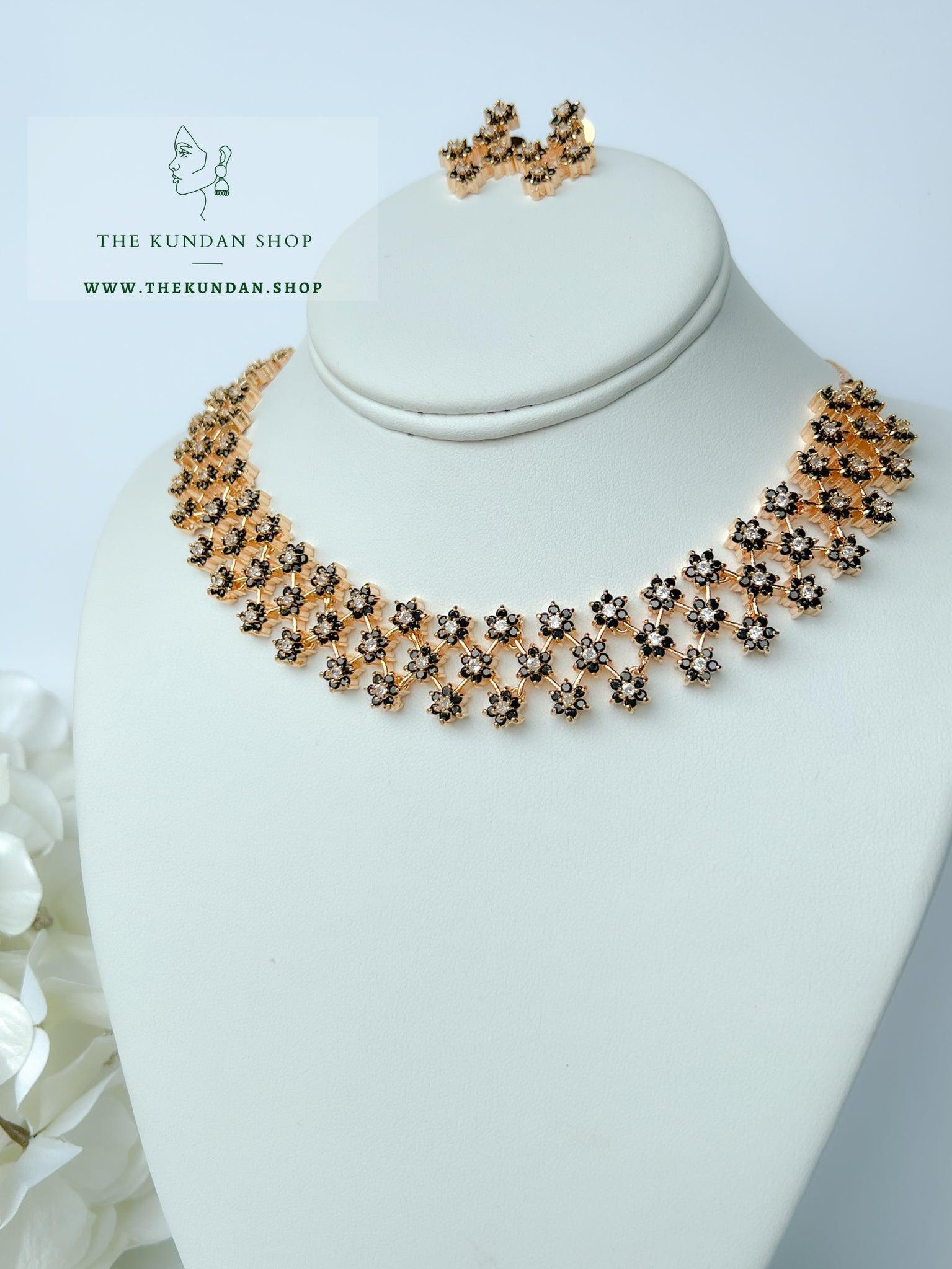 Consequential in Black Necklace Sets THE KUNDAN SHOP 