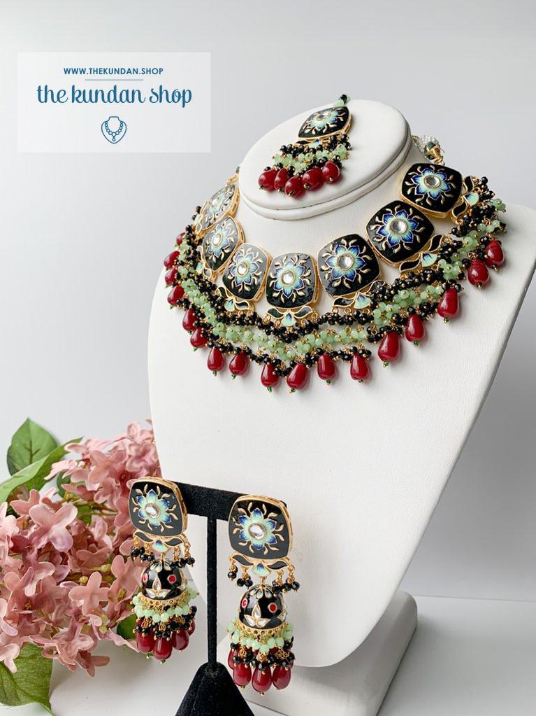 Elan in Black Necklace Sets THE KUNDAN SHOP 