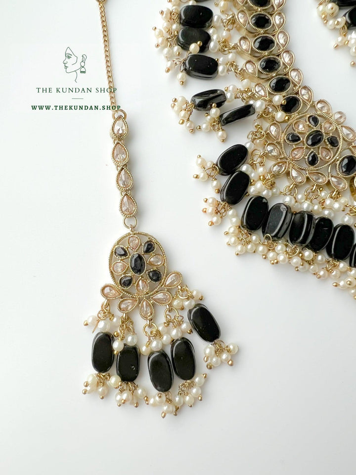 Tonights Best in Black Necklace Sets THE KUNDAN SHOP 