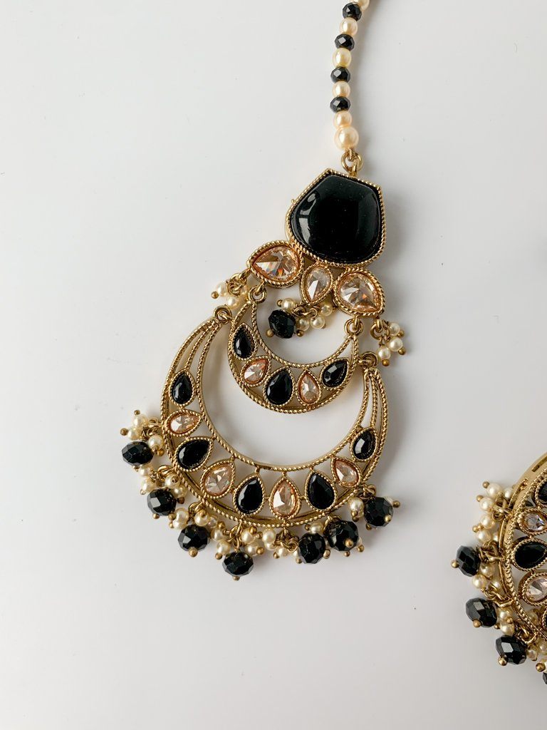 Dependant in Black Jewelry Sets THE KUNDAN SHOP 