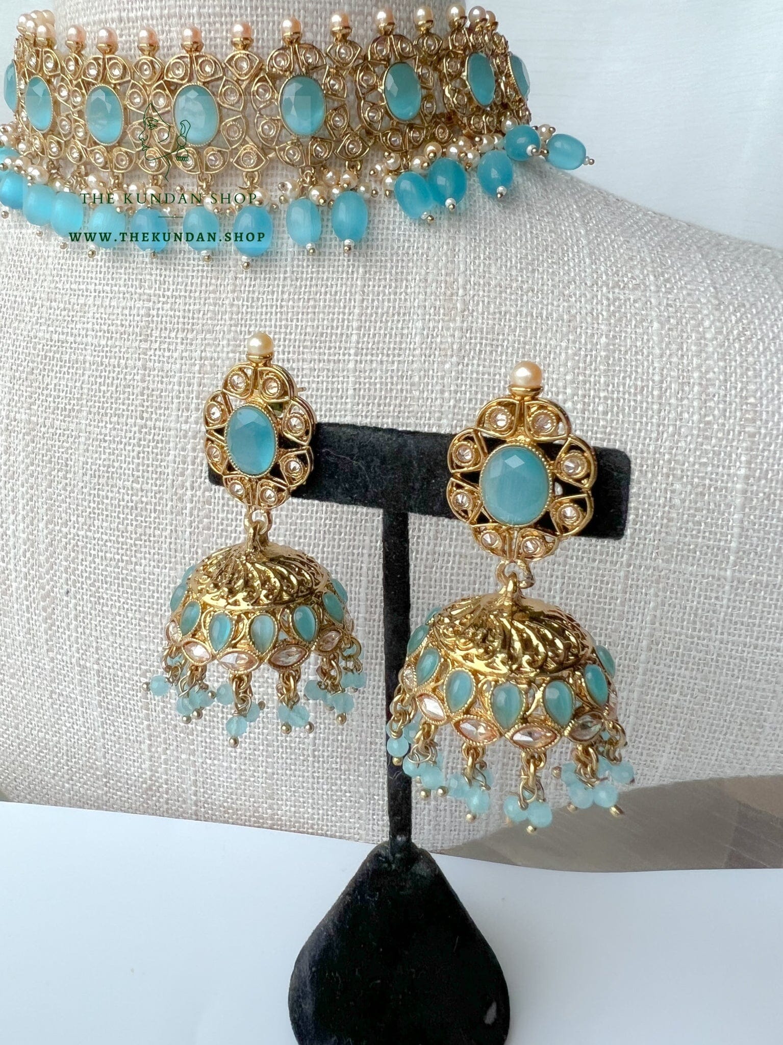 Reunite in Blue Necklace Sets THE KUNDAN SHOP 