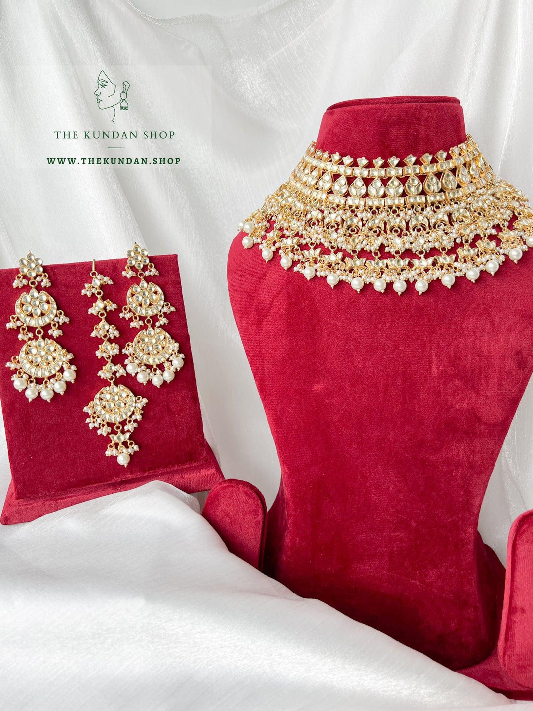 Graced in Pearl Necklace Sets THE KUNDAN SHOP 