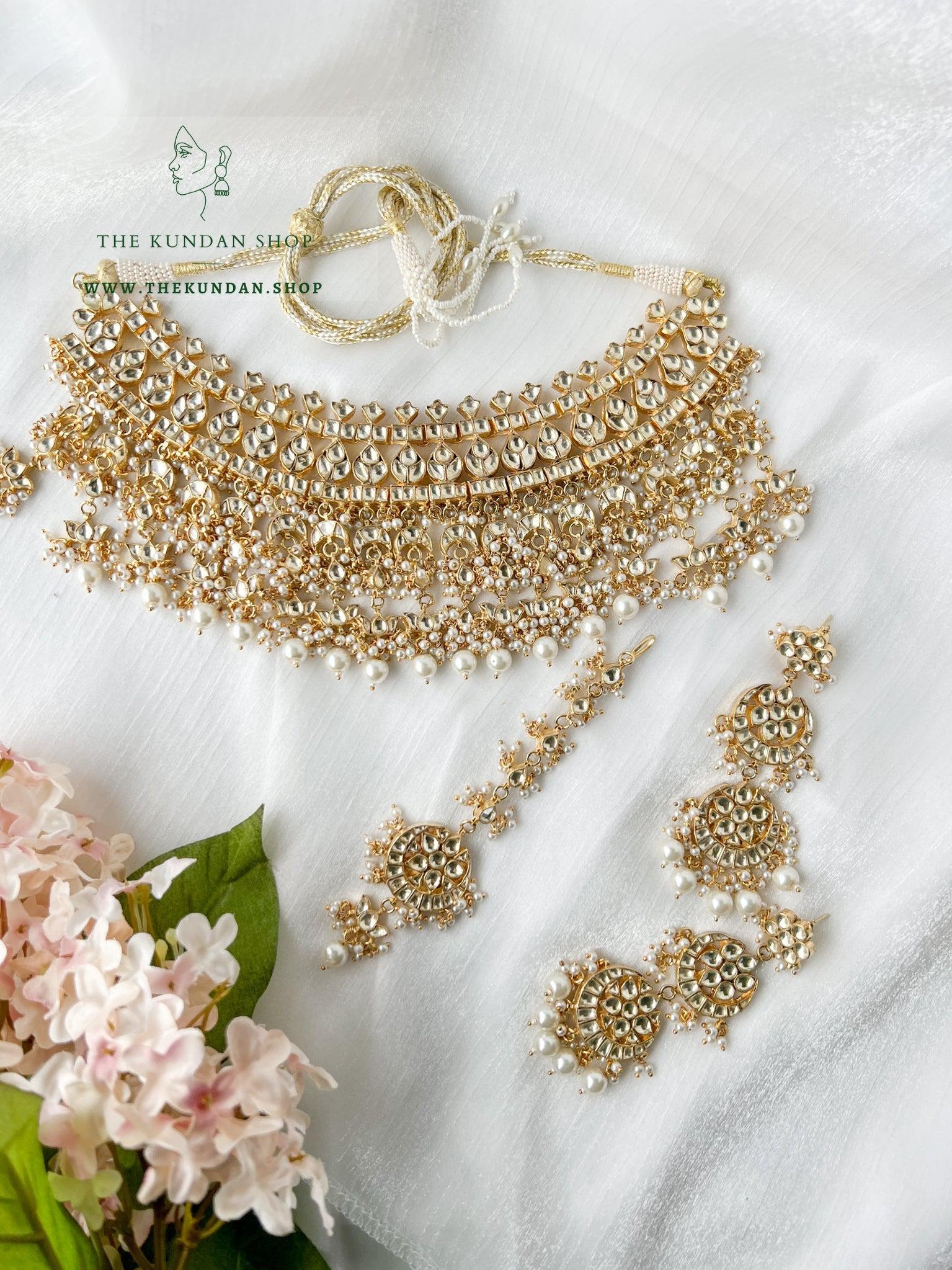 Graced in Pearl Necklace Sets THE KUNDAN SHOP 