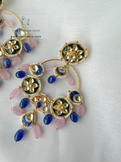 Galaxy Chaandbaalis in Kundan Earrings THE KUNDAN SHOP 