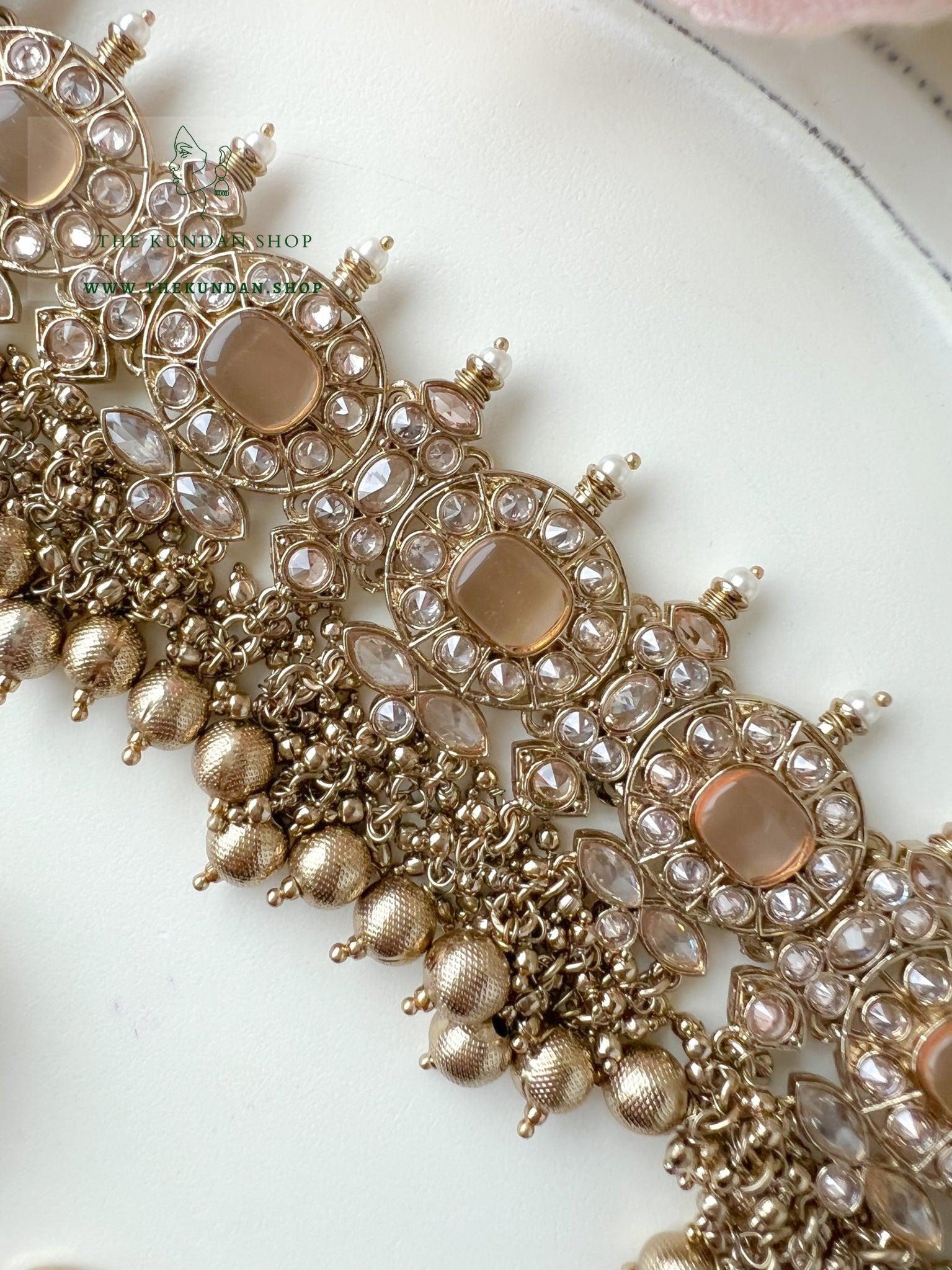Temptation in Gold Necklace Sets THE KUNDAN SHOP 