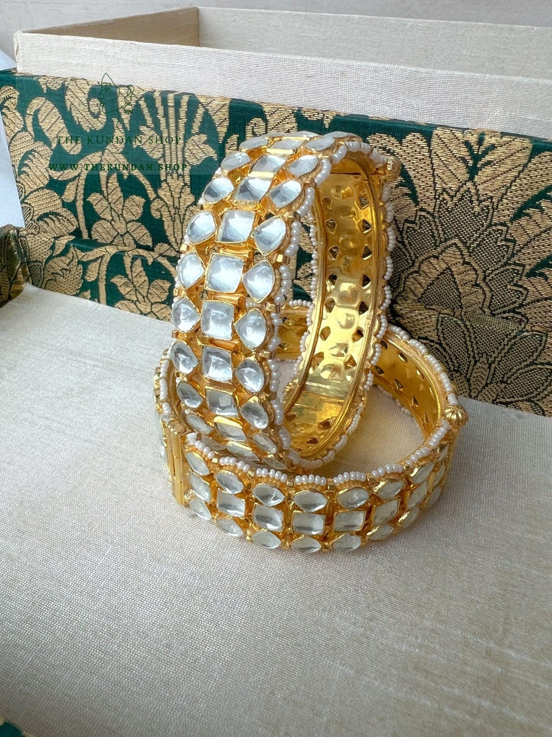 Blended with Kundan Bangles THE KUNDAN SHOP 