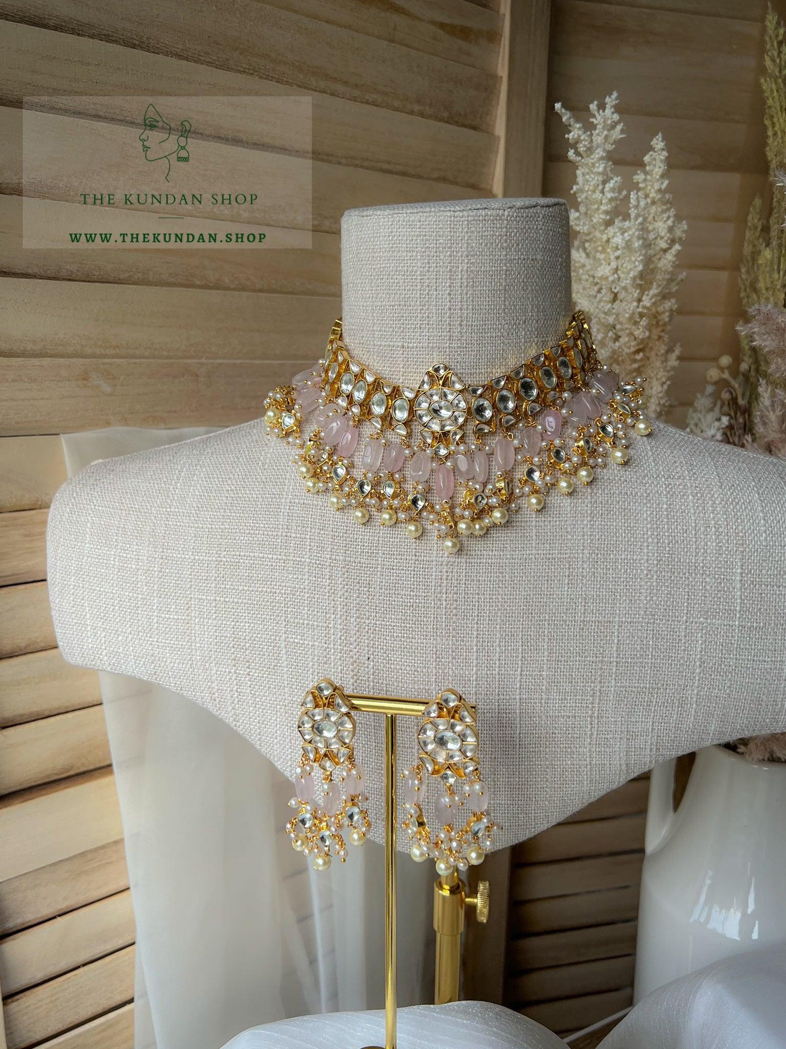 Perceptive in Pink Necklace Sets THE KUNDAN SHOP 