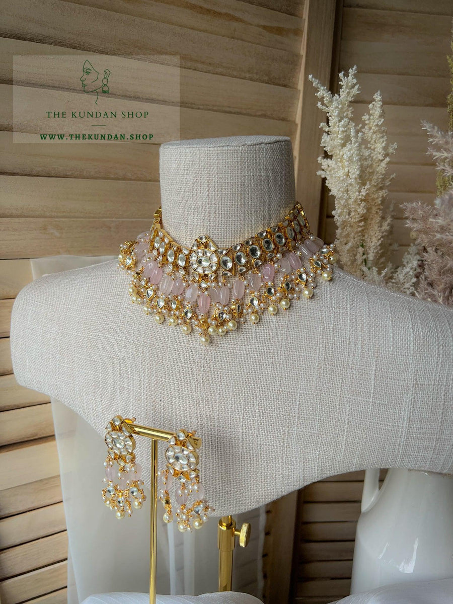 Perceptive in Pink Necklace Sets THE KUNDAN SHOP 