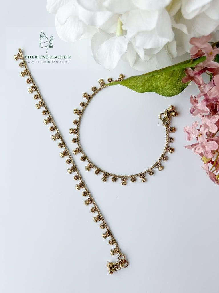 Faithful - Dainty Anklets Anklets THE KUNDAN SHOP 