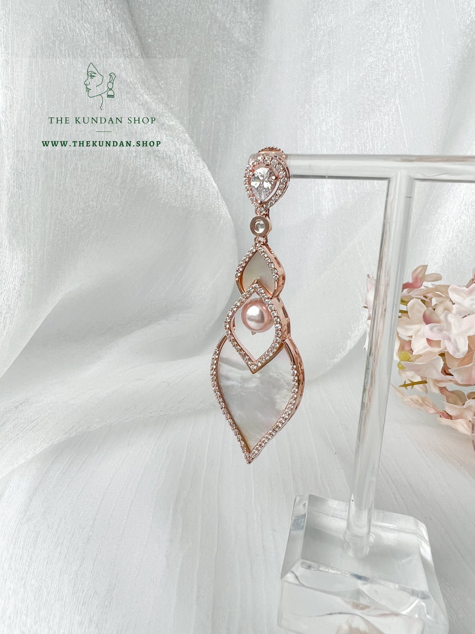 Blissful Earrings THE KUNDAN SHOP 
