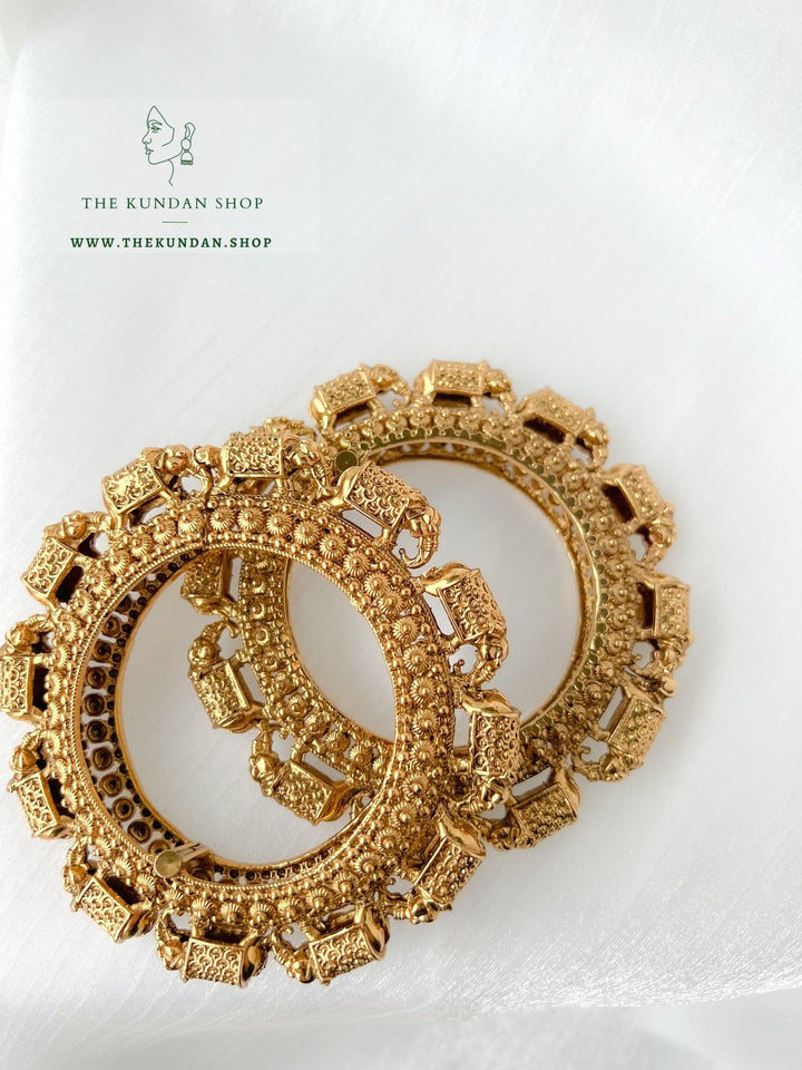 The Elephant Herd Kadde Bangles THE KUNDAN SHOP 