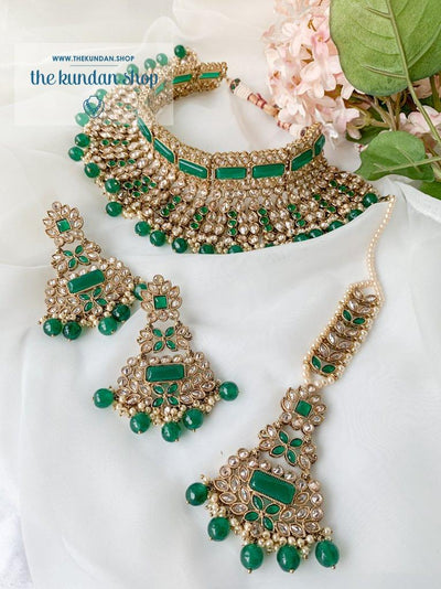 Unconditional in Emerald Necklace Sets THE KUNDAN SHOP 