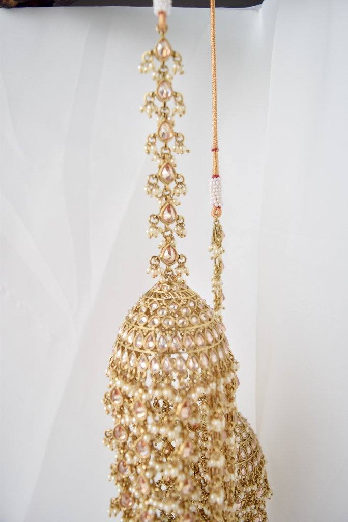 Emerald Chain Polki Kaleeray Kaleeray THE KUNDAN SHOP 