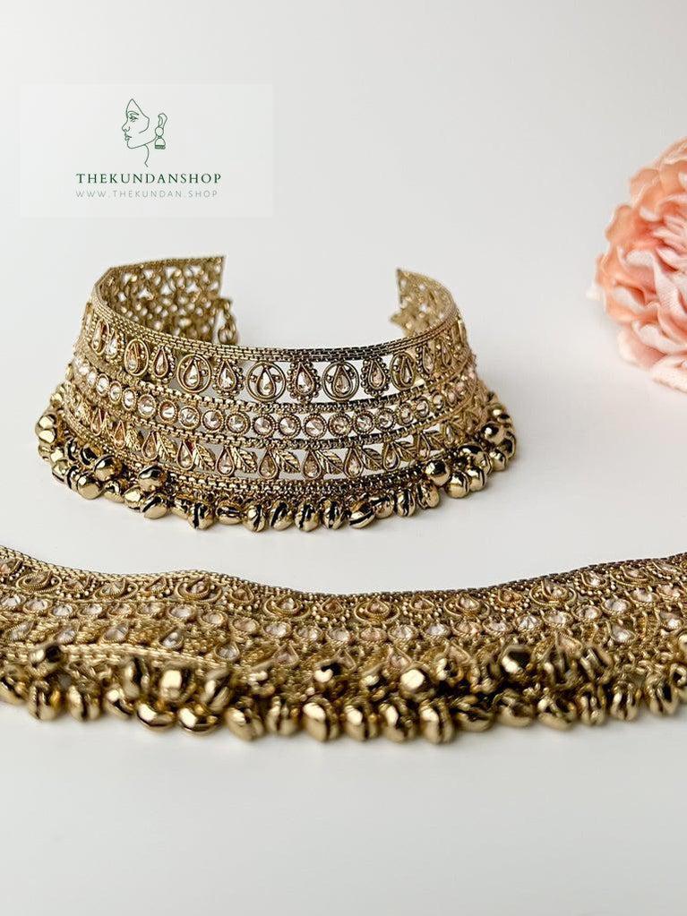 Opulent Anklets with Ghungroos Anklets THE KUNDAN SHOP 