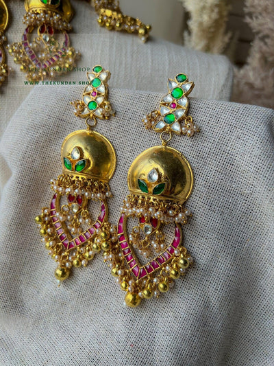 Spiritual Kundan in Gold Necklace Sets THE KUNDAN SHOP 