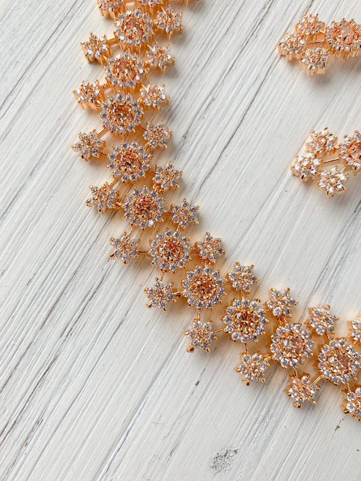 Cherished in Gold Necklace Sets THE KUNDAN SHOP Gold Stone 