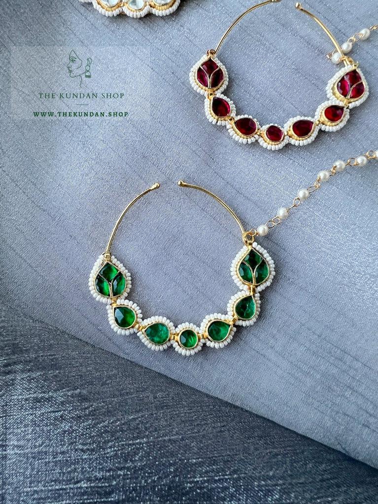 Teardrops in Kundan - Naath Naath THE KUNDAN SHOP 