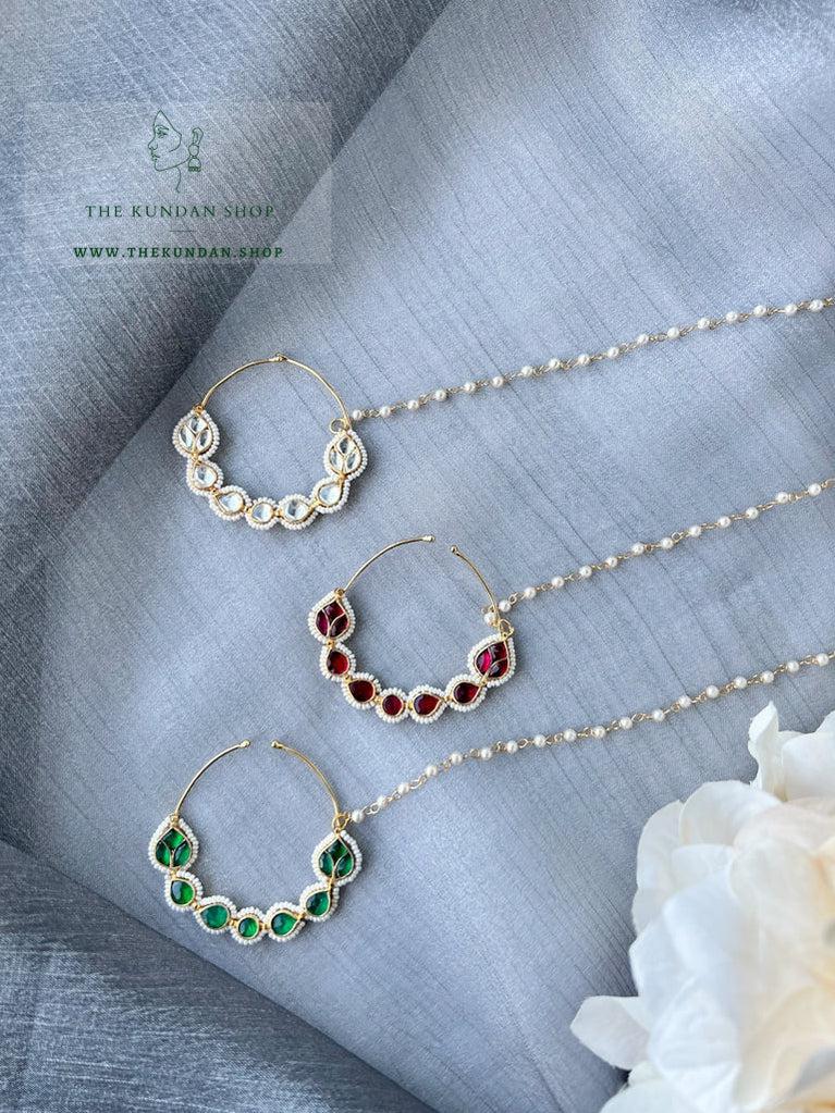 Teardrops in Kundan - Naath Naath THE KUNDAN SHOP 