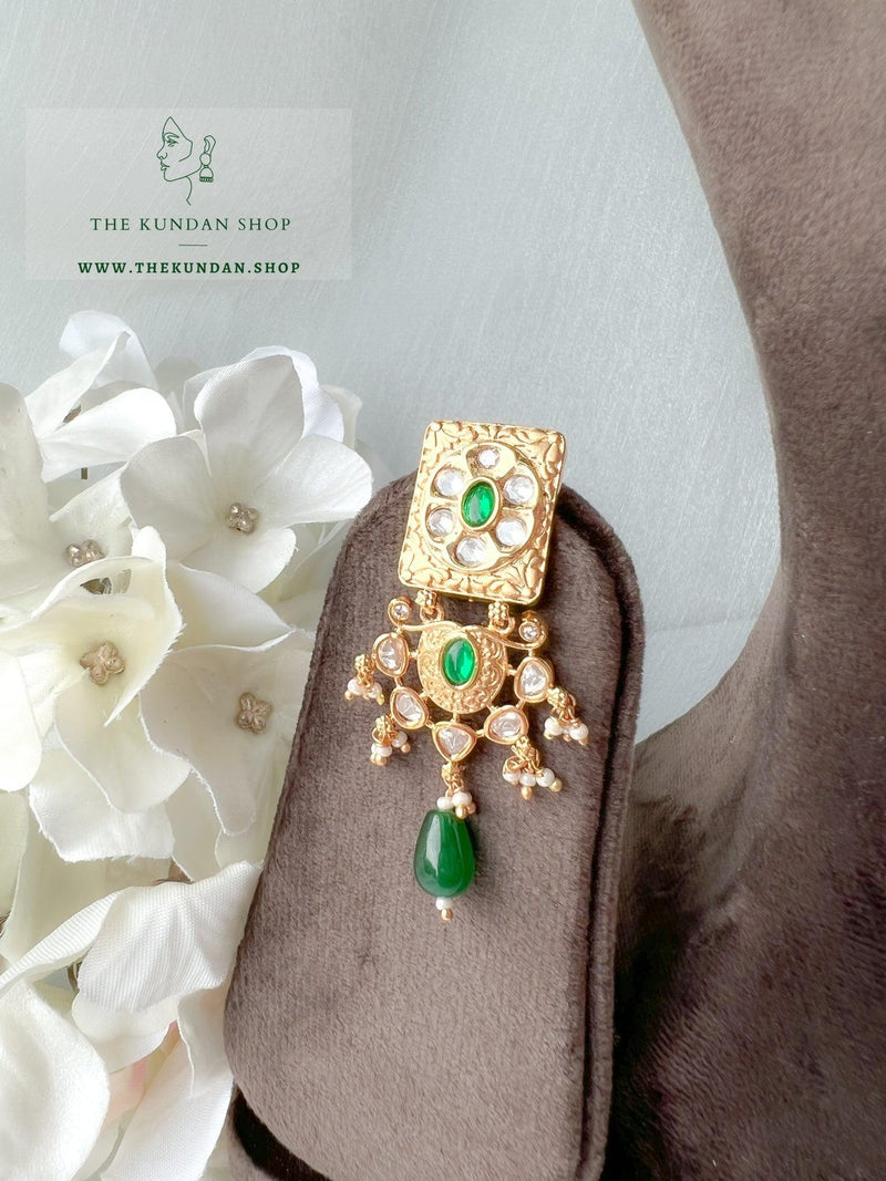 Dearest in Green Necklace Sets THE KUNDAN SHOP 