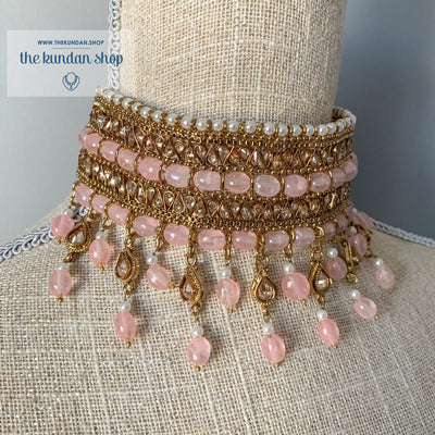 Irresistable - Light Pink, Necklace Sets - THE KUNDAN SHOP