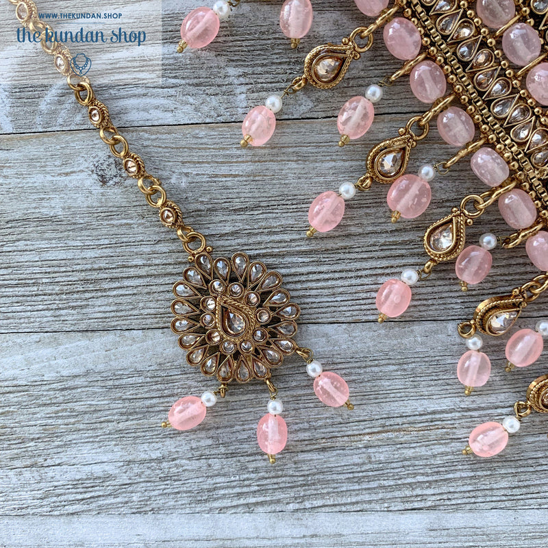 Irresistable - Light Pink, Necklace Sets - THE KUNDAN SHOP