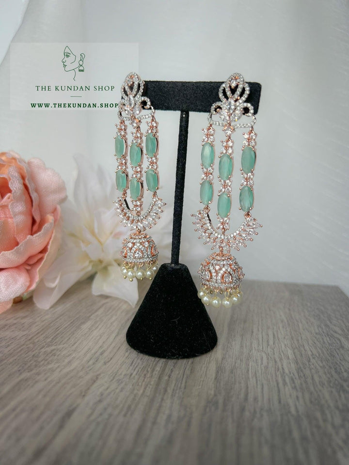 Reserve Sparkle in Rose Gold Earrings THE KUNDAN SHOP Mint 