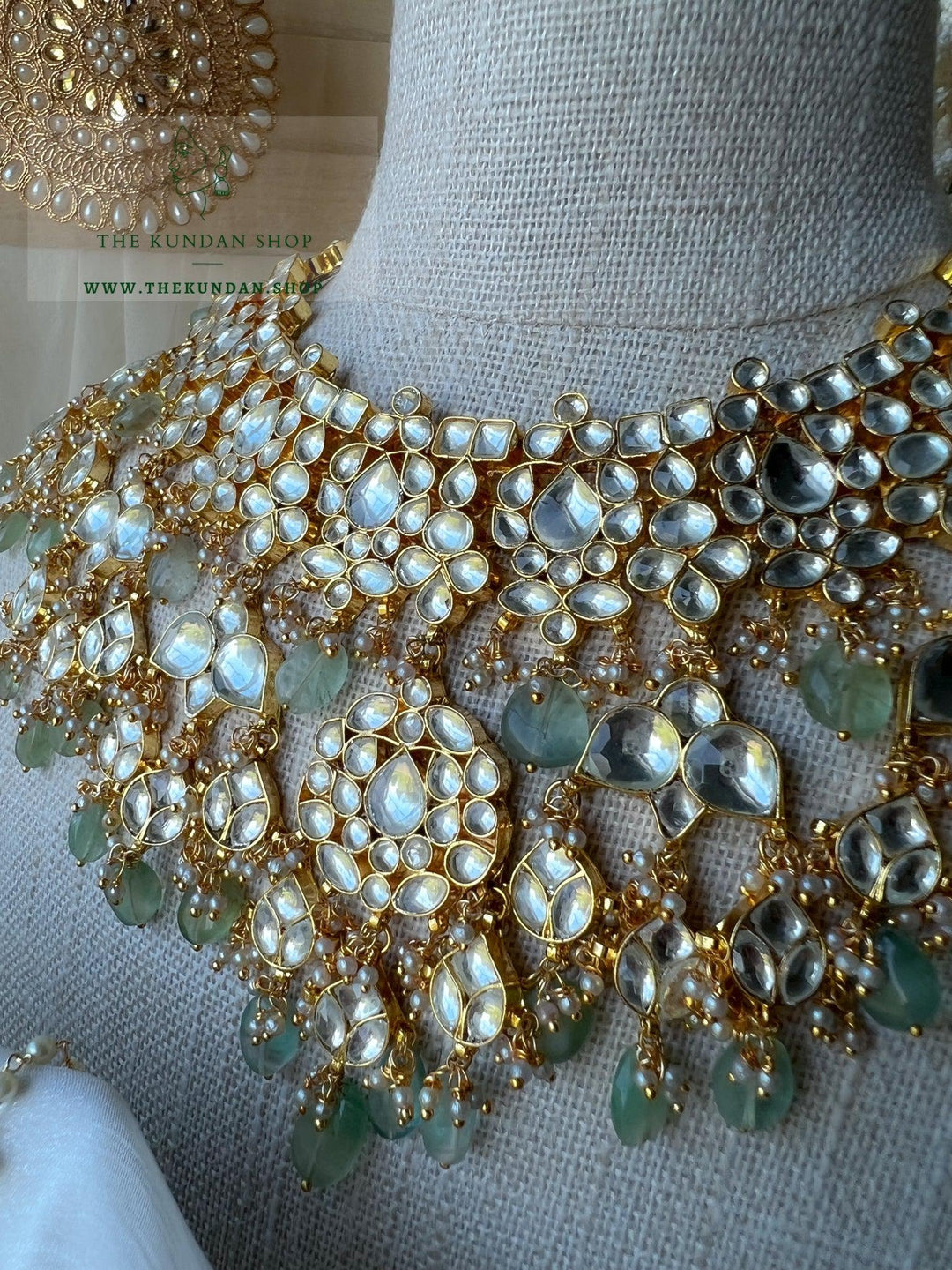 Unconditional Sage in Kundan Necklace Sets THE KUNDAN SHOP 