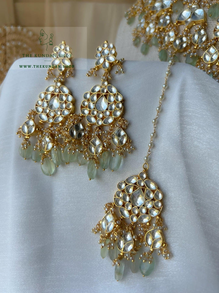 Unconditional Sage in Kundan Necklace Sets THE KUNDAN SHOP 