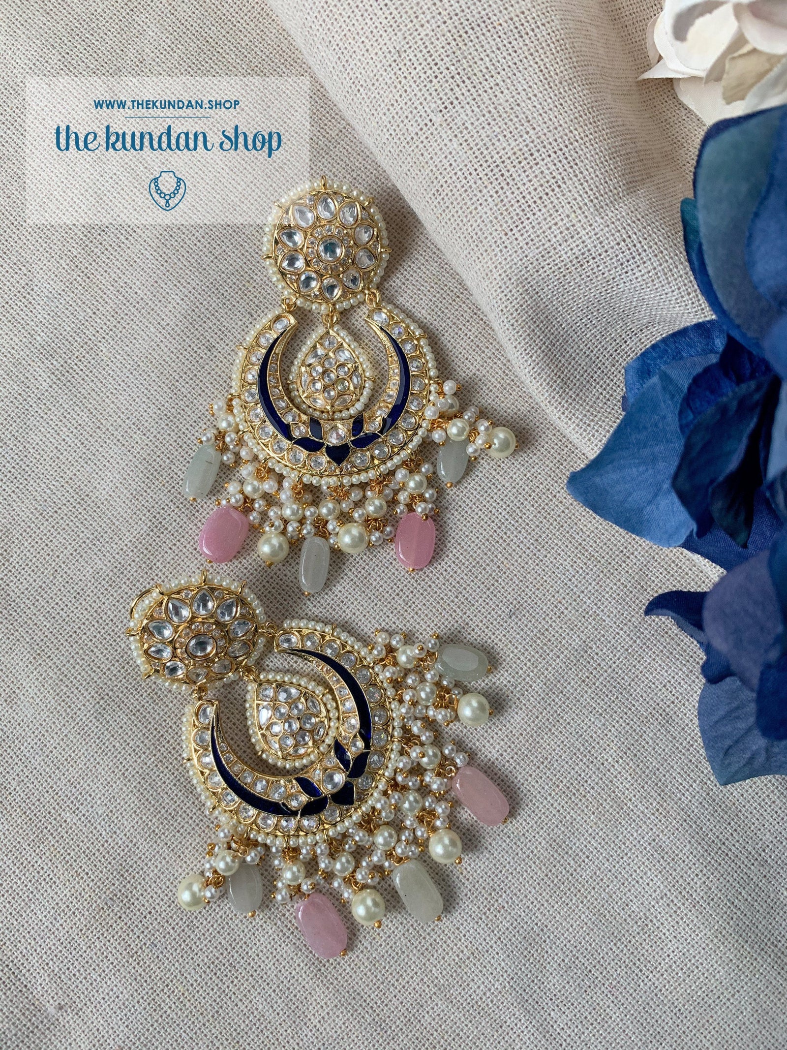 Esteemed in Kundan Earrings THE KUNDAN SHOP 