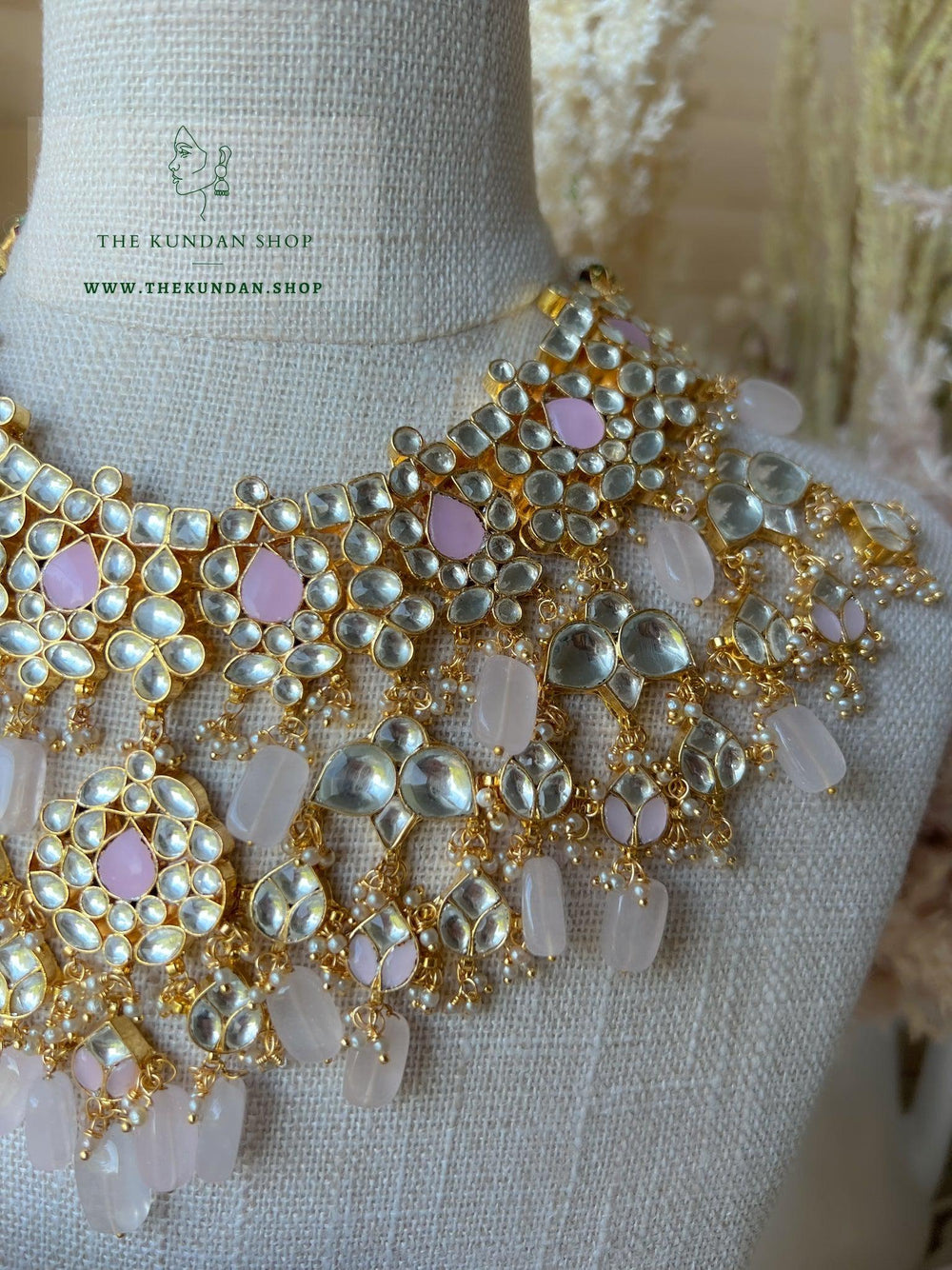 Unconditional Pink in Kundan Necklace Sets THE KUNDAN SHOP 